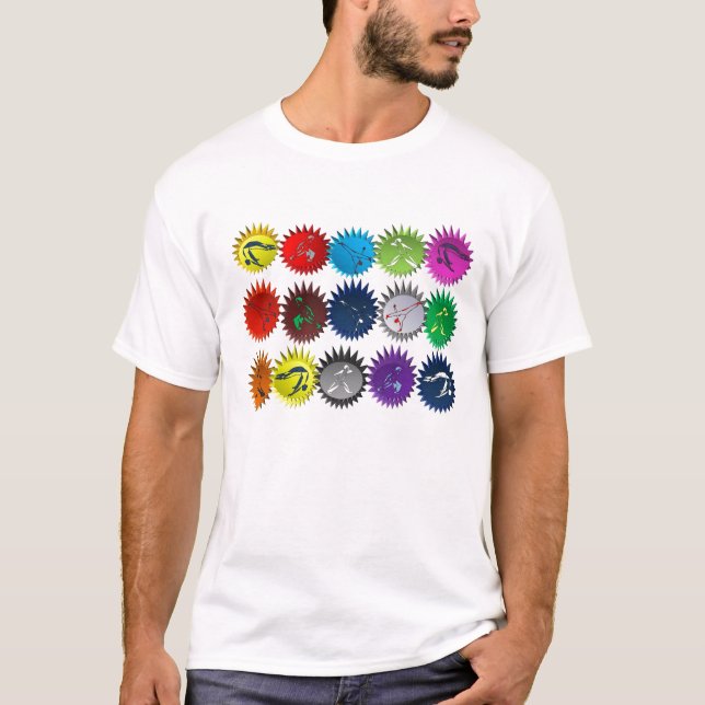 shirt capoeira martial arts axe (Front)
