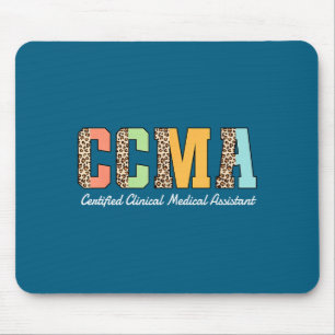 Shirt Ccma Certified Clinical Medical Leopard Mouse Mat