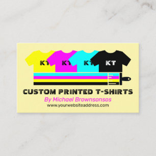 Shirt Clothing Cheap Apparel Store Yellow Calling Card