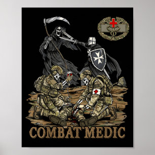 Shirt Combat Medic 68w Veteran Doc Poster