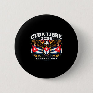 Shirt Cuba Cuba Libre Donroe Doctrine 6 Cm Round Badge