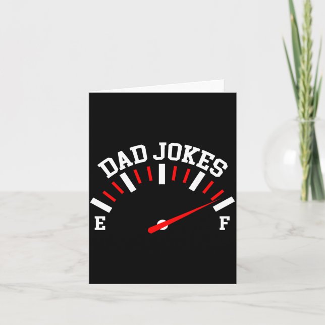 Shirt Dad Jokes Full Meter Funny Father’s Day Gift Card (Front)