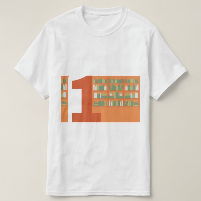 shirt designed for university students featur n on (Design Front)