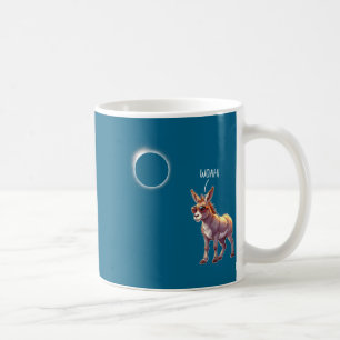 Shirt Donkey Solar Eclipse Farmer Dad Coffee Mug