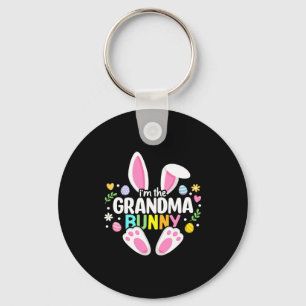 Shirt Easter Grandma Bunny Nana Happy Key Ring