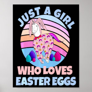 Shirt Easter Unicorn Bunny Egg Happy Poster