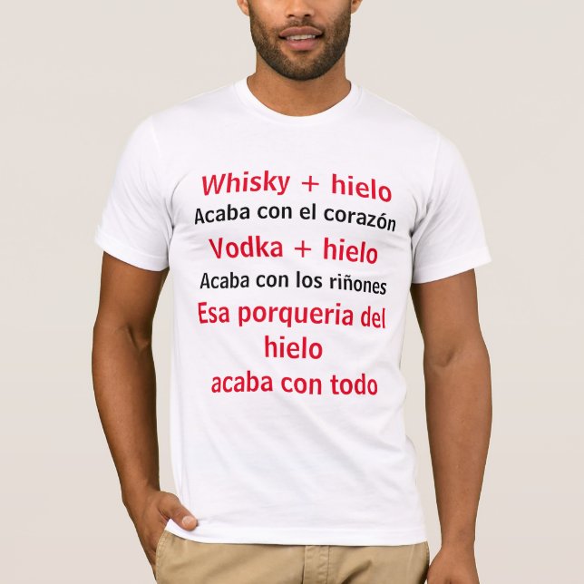 Shirt el hielo ends with everything (Front)