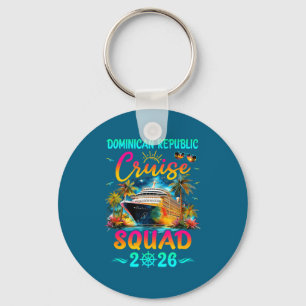 Shirt Family Dominican Republic Cruise Squad Key Ring