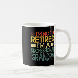 Shirt For Men Funny Fathers Day Retired Grandpa 2 Coffee Mug