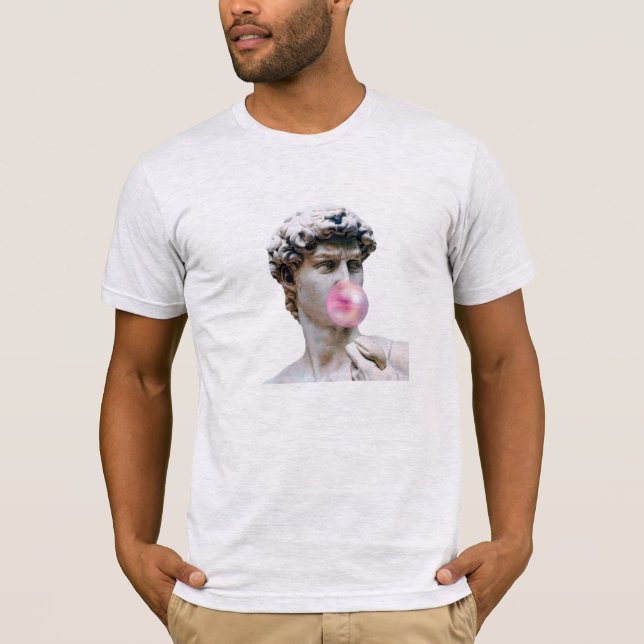 Shirt For Men: Statue Print (Front)