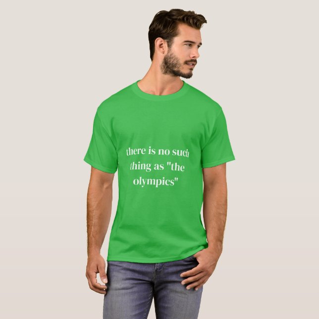 shirt for olympics truthers (Front Full)
