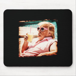 Shirt Funny Vintage Pina Colada Trump 2024 Felon Mouse Mat