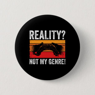 Shirt Gaming Shirt Video Game Tees Mens Gamer 6 Cm Round Badge