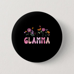 Shirt Glamma Est Pink Wildflower Promoted 6 Cm Round Badge