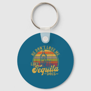 Shirt He Like Tequila Mexican Drinking Key Ring