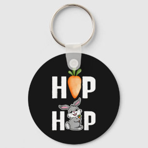 Shirt Hip Hop Easter Bunny Key Ring