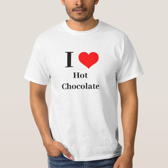 Shirt - I heart Hot Chocolate (Front)