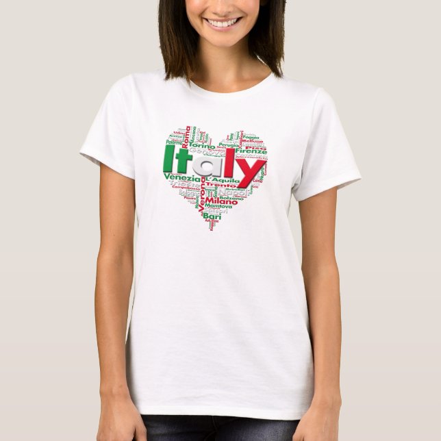 Shirt I Love Italy (Front)