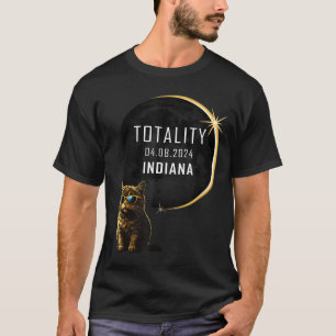 Shirt Indiana Total Solar Eclipse Cat