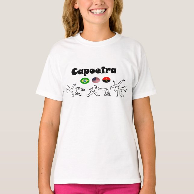shirt kids capoeira martial art (Front)