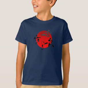 shirt kids karate martial arts japan