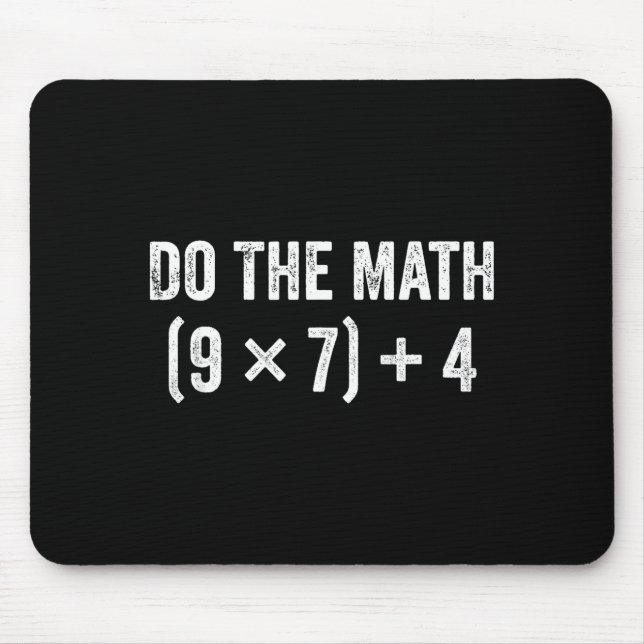 Shirt Math 67 Meme Mouse Mat (Front)