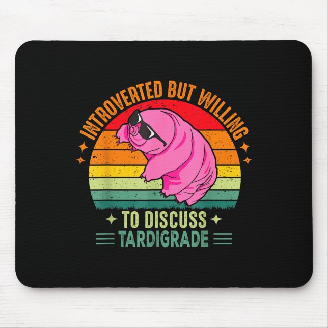Shirt Microbiology Science Nerd Stem Introvert Mouse Mat (Front)