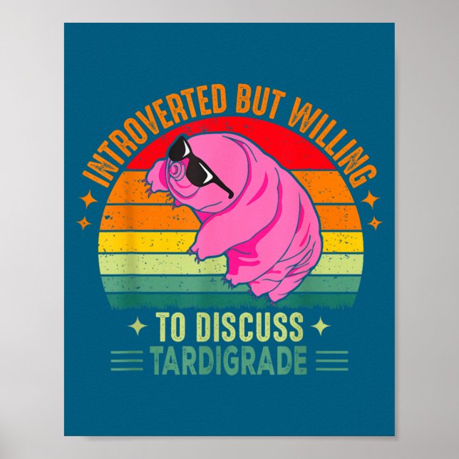Shirt Microbiology Science Nerd Stem Introvert Poster (Front)