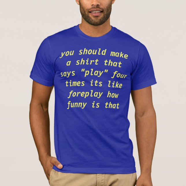 shirt my mum came up with (Front)