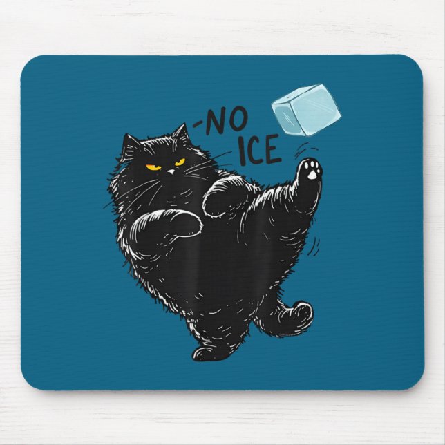 Shirt No Ice Please Cat Meme Mouse Mat (Front)