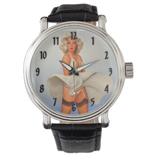 Shirt Nostalgic Pin Up Girl Watch