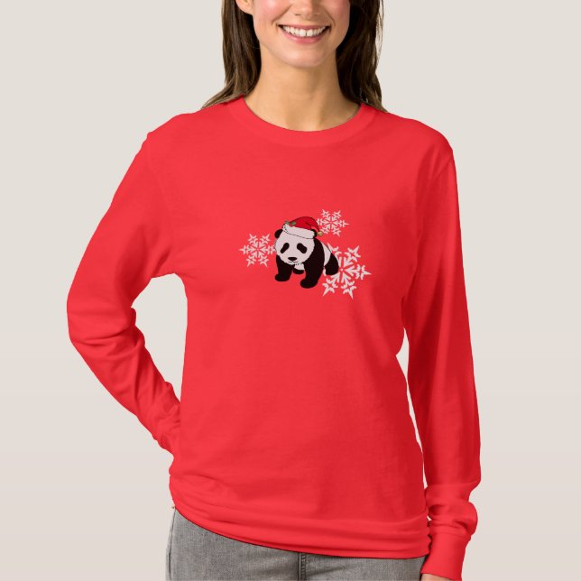 Shirt - Panda Santa Christmas (Front)