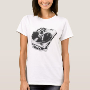 Shirt plus Plattenspieler und VINYL