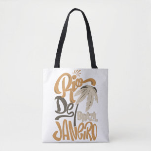 Shirt print rio de janeiro tote bag