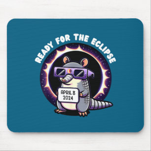 Shirt Ready Total Solar Eclipse Armadillo Mouse Mat