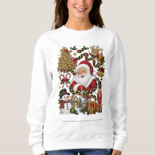 Shirt Reindeer Holiday Snowman Tshirt Vintage noel