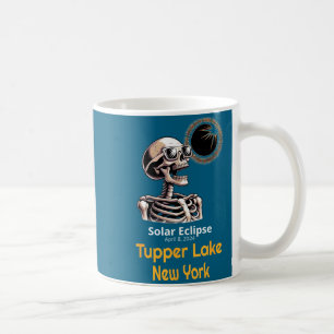 Shirt Skeleton Solar Eclipse Tupper Lake Coffee Mug