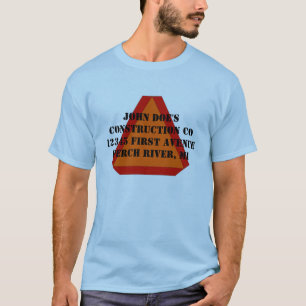 Shirt Slow Moving Sign Farm Construction Business