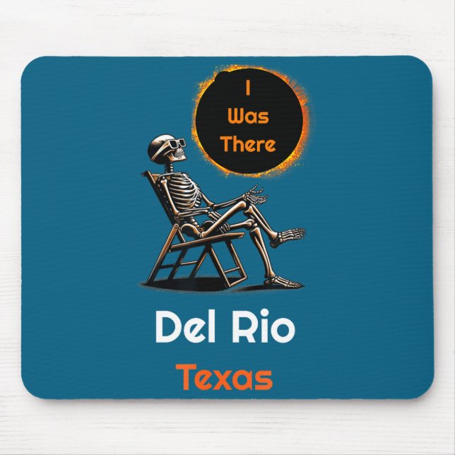 Shirt Solar Eclipse Del Rio Texas Mouse Mat (Front)