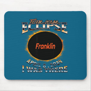 Shirt Solar Eclipse Franklin Indiana There Mouse Mat