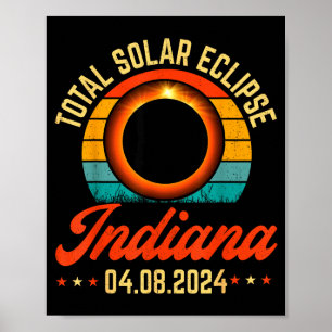 Shirt Solar Eclipse Indiana Total Solar Poster
