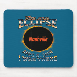 Shirt Solar Eclipse Nashville Indiana There Mouse Mat