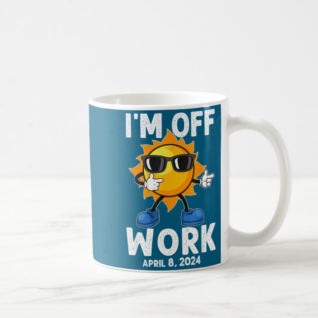 Shirt Solar Eclipse Sun Off Work Coffee Mug (Right)