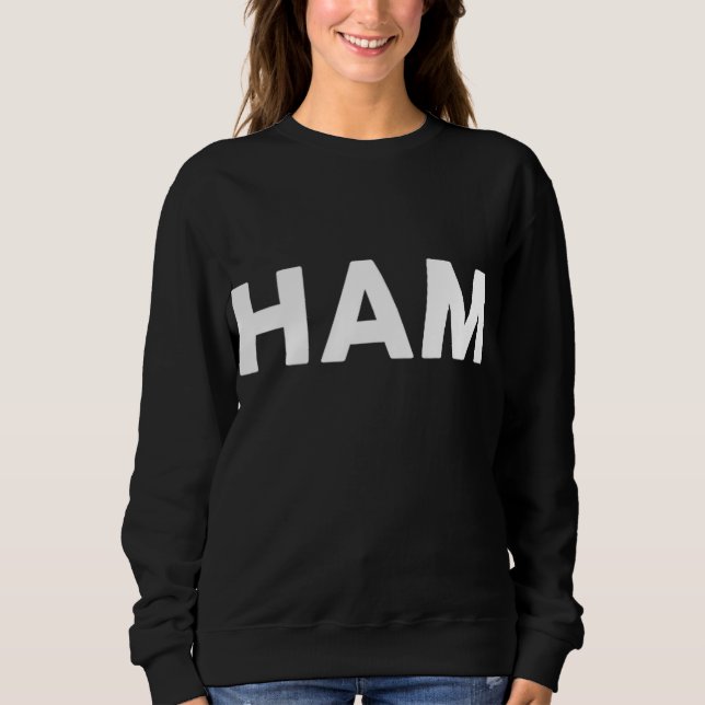 Shirt That Says HAM Simple Thanksgiving (Front)