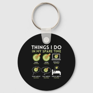 Shirt Things Spare Time Matcha Tea Key Ring