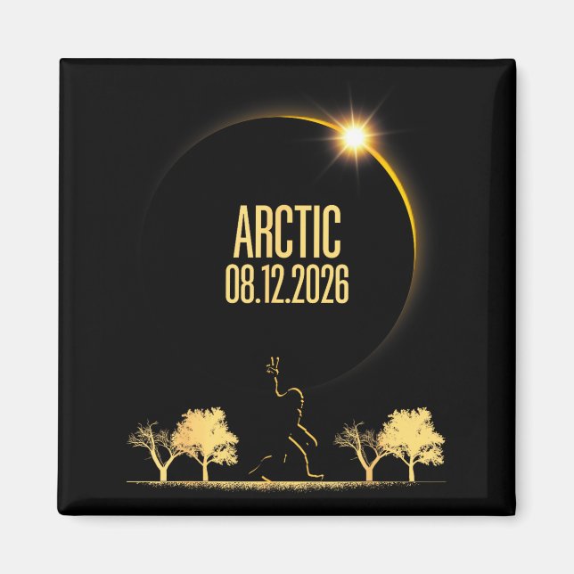 Shirt Total Solar Eclipse Bigfoot 08 Magnet (Front)