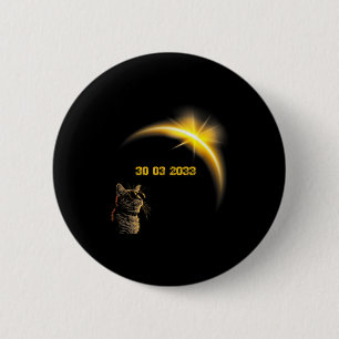 Shirt Total Solar Eclipse March 30 6 Cm Round Badge