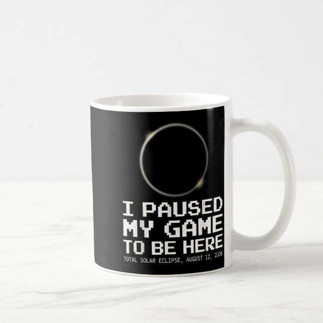 Shirt Total Solar Eclipse Totality Gamer Coffee Mug (Right)
