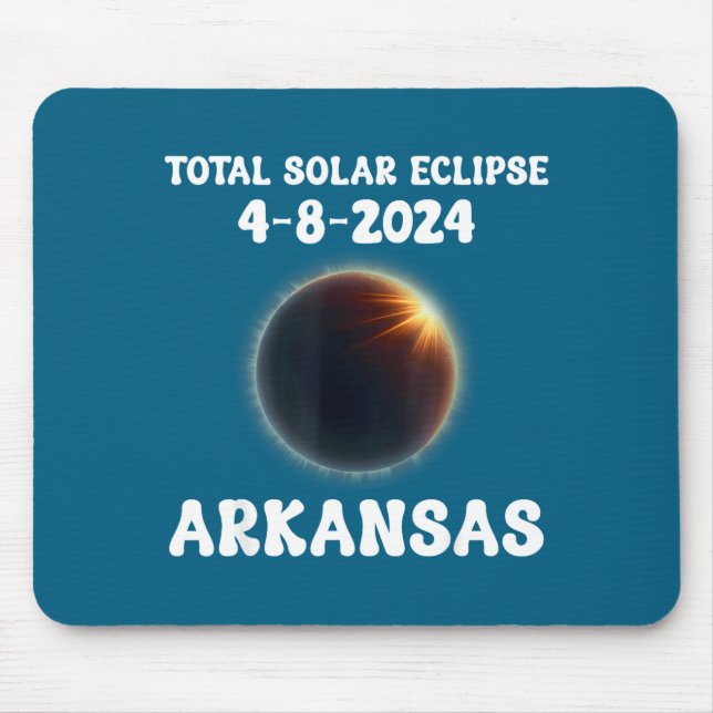 Shirt Total Solar Eclipse Twice Lifetime Mouse Mat (Front)