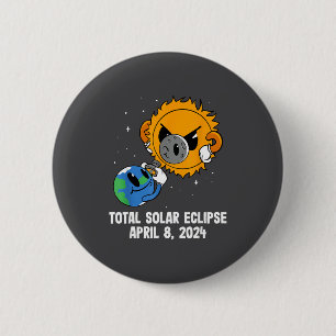 Shirt Total Solar Eclipse Youth America 6 Cm Round Badge